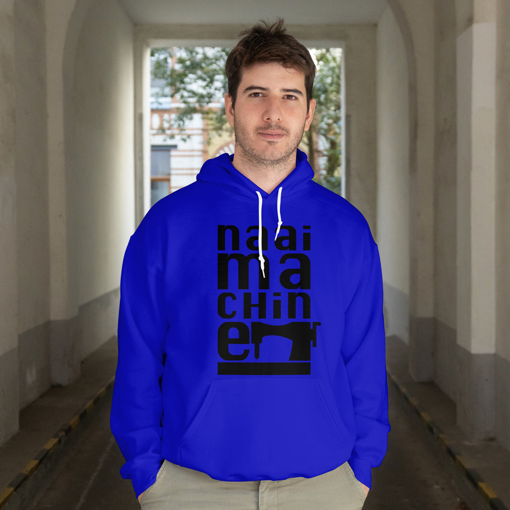 3D Type Naai Machine Vinyl Hoodie
