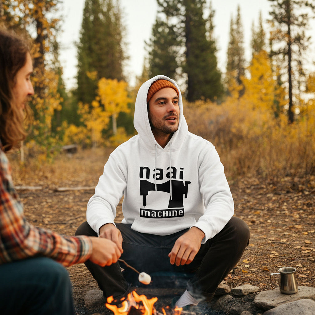 Thick Vinyl Naai Machine Icon Hoodie