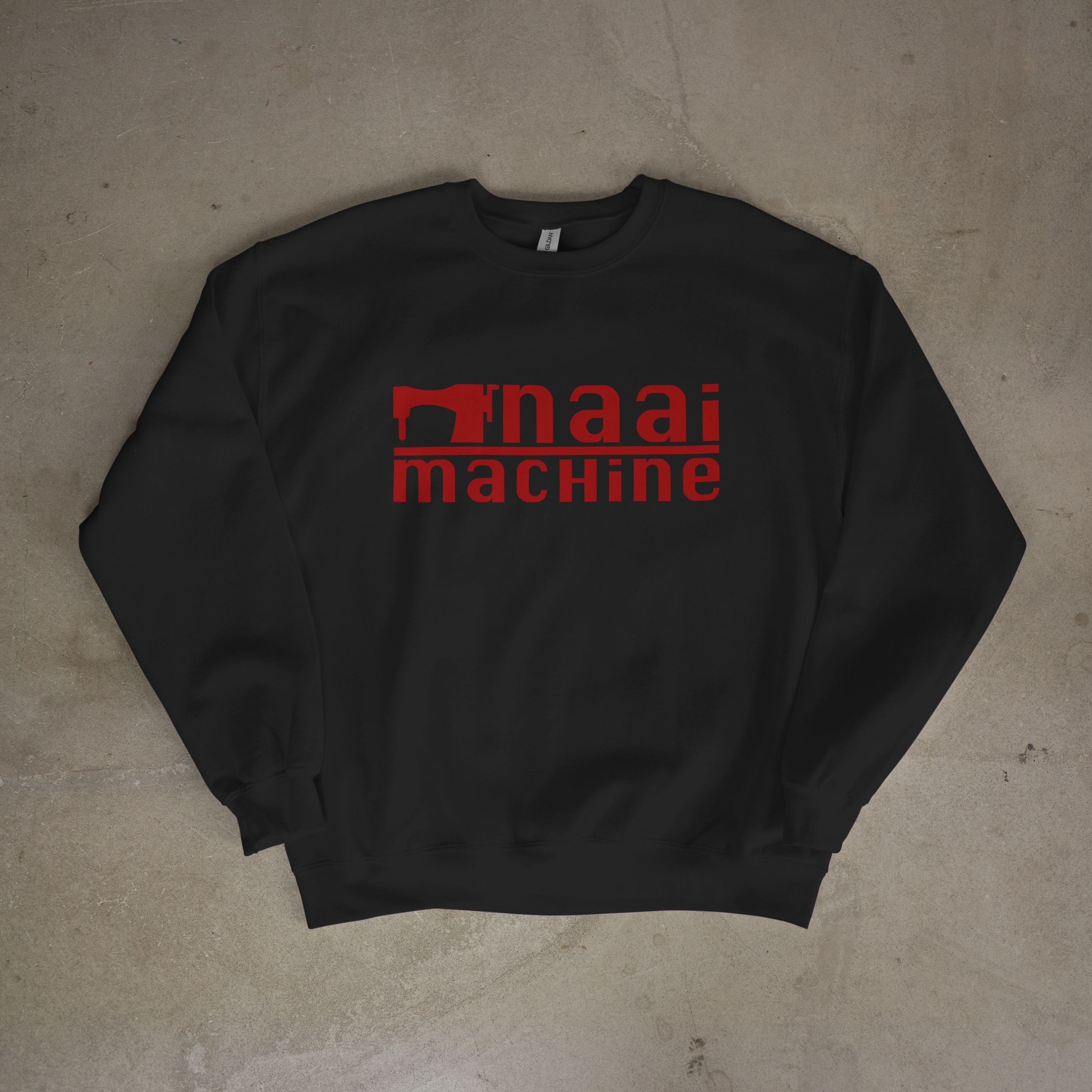 Naai Machine Logo Flock Sweater