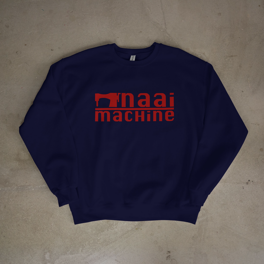 Naai Machine Logo Flock Sweater