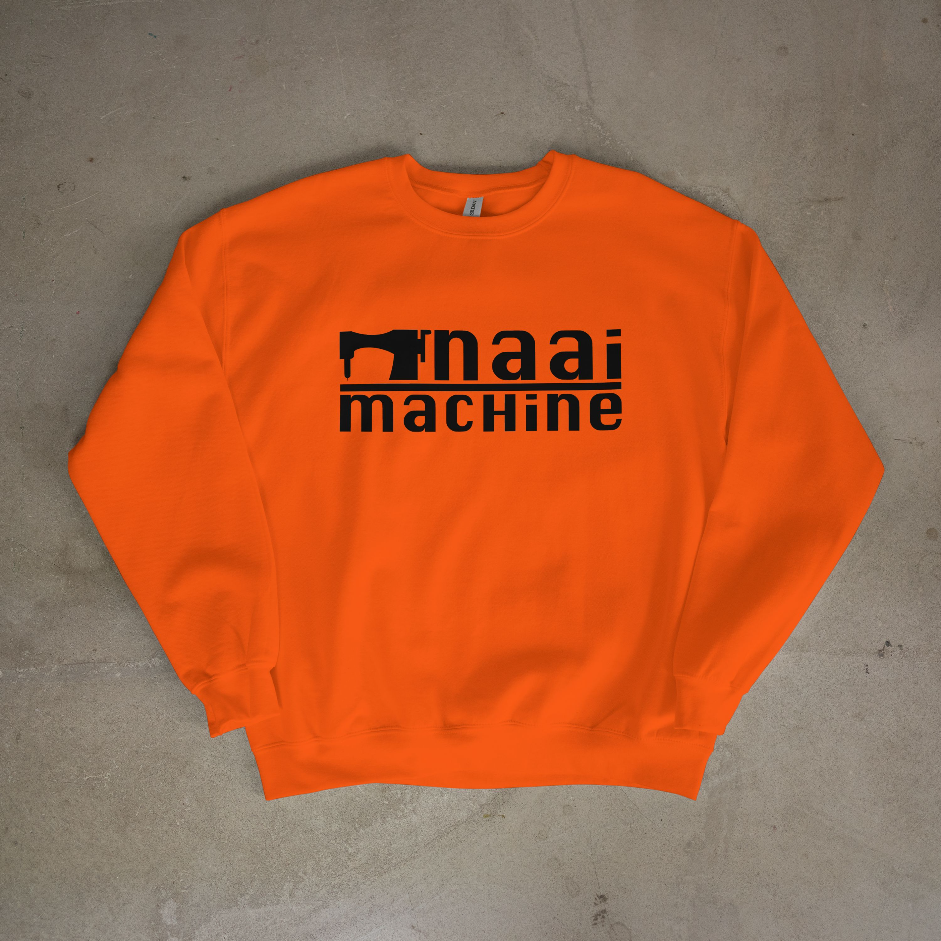 Naai Machine Logo Flock Sweater