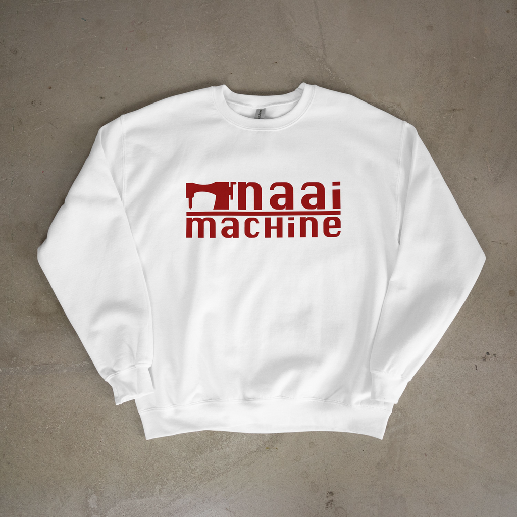 Naai Machine Logo Flock Sweater