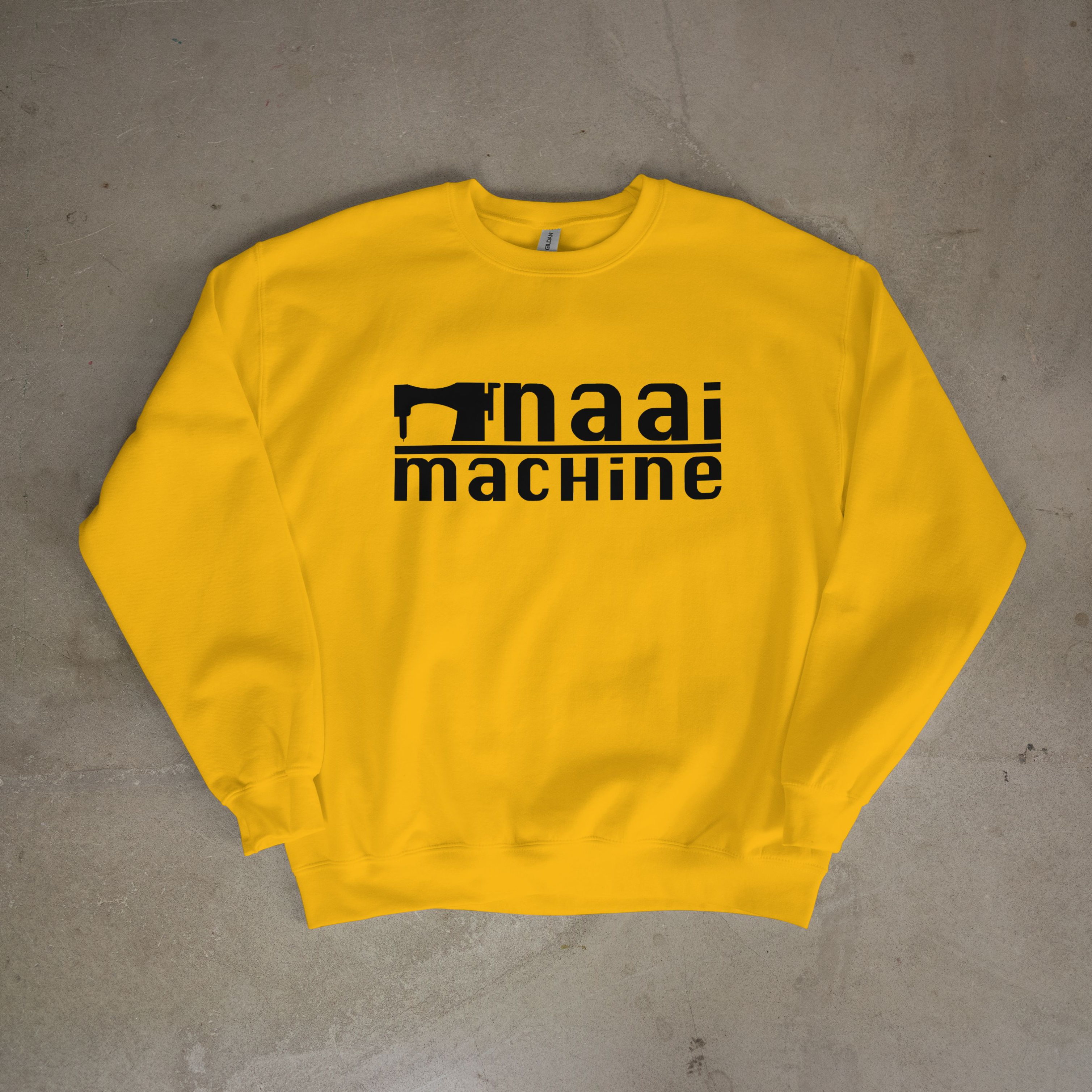 Naai Machine Logo Flock Sweater